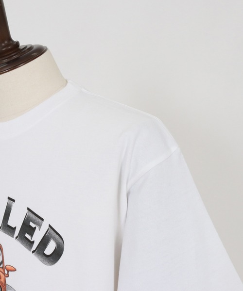 UN-FILLED(アンフィルド)の「mt9714- U.F OFF ROAD CAR HEAVY WEIGHT T-SHIRT Tシャツ(Tシャツ/カットソー・メンズ・ホワイト/サンドベージュ・XL/M/L)」の16枚目の写真