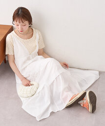 w closet | タックティアードキャミワンピース(ワンピース)