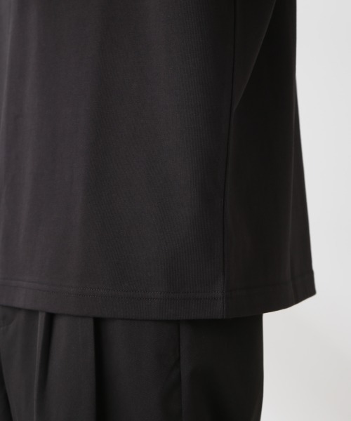 NANO universe（ナノユニバース）の「クールタッチ プレーティング天竺 ノースリーブ（タンクトップ・メンズ・ホワイト/ブラック・M/L）」の21枚目の写真