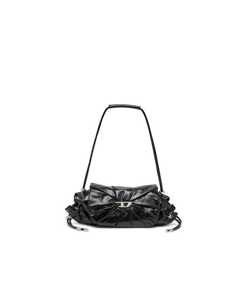 【美品】DIESEL ブラック ショルダーバッグ タグ付き　20×17×5cm ウィメンズ ショルダーバッグ SCRUNCH-D SCRUNCH-D SHOULDER S