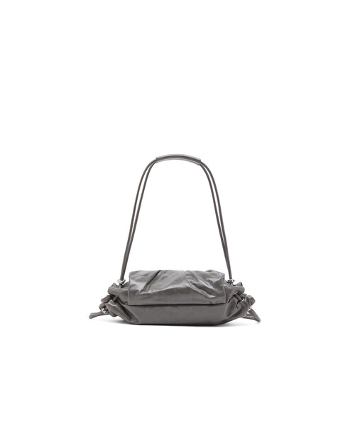 国内直営【DIESEL】SCRUNCH-D SHOULDER S ショルダーバッグ Women's Scrunch-D M-Shoulder bag in shiny leather | Black