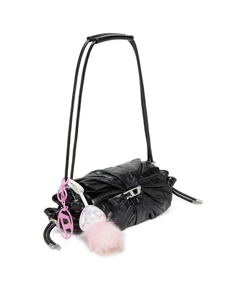 DIESEL（ディーゼル）の「ウィメンズ ショルダーバッグ SCRUNCH-D SCRUNCH-D SHOULDER S（ショルダーバッグ・レディース・ブラウン/その他/ブラック・UNI）」の6枚目の写真