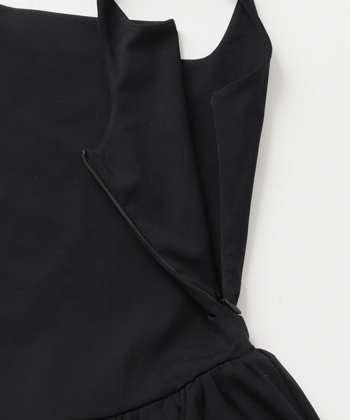 U by SPICK&SPAN（ユーバイスピックアンドスパン）の「ハイゲージカットミニワンピース（ワンピース・レディース・ブラック/White・FREE）」の20枚目の写真