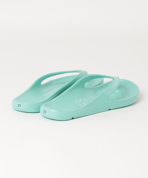 Ocean Pacific（オーシャンパシフィック）の「オーシャンパシフィック Ocean Pacific ビーチサンダル オーシャンパシフィック（サンダル・レディース・グリーン・23.0cm/24.0cm/25.0cm/26.0cm/27.0cm/28.0cm）」の2枚目の写真