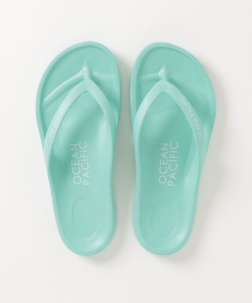 Ocean Pacific（オーシャンパシフィック）の「オーシャンパシフィック Ocean Pacific ビーチサンダル オーシャンパシフィック（サンダル・レディース・グリーン・23.0cm/24.0cm/25.0cm/26.0cm/27.0cm/28.0cm）」の4枚目の写真