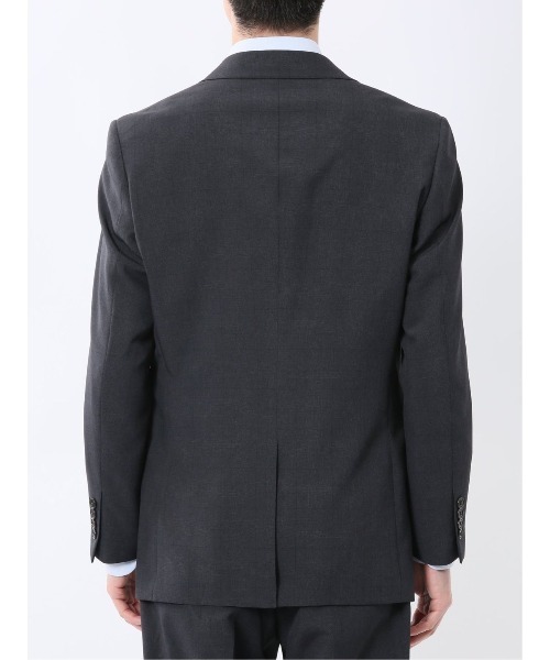 TAKAQ 洗濯可 ダークグレー スーツ セットアップ AB5 チェック TAKAQ 洗濯可 ダークグレー スーツ セットアップ AB5 チェック