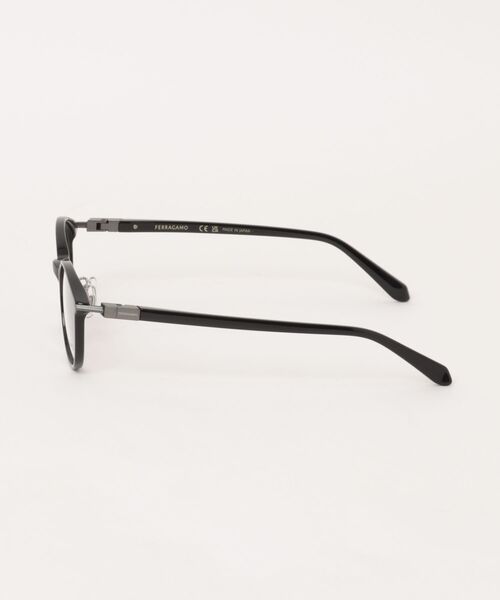 FERRAGAMO（フェラガモ）の「【FERRAGAMO/フェラガモ】ラウンド メガネ SF3005LB 001（メガネ・レディース・ブラック・FREE）」の4枚目の写真