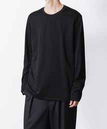 コットンダブルフェイス スリムフィット L/S TEE / COTTON DOUBLE FACE SLIM FIT L/S TEE