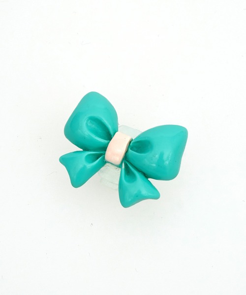 an meets zakka(アンミツザッカ)の「an meets zakka リボンシューレースチャーム(シューズアクセサリー・レディース・ラベンダー/ピンク/クリアブルー/ブルー・ONESIZE)」の12枚目の写真