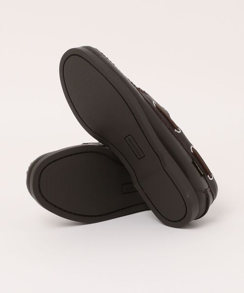 G.H.BASS(ジーエイチバス)の「G.H.BASS BA20320 Textured DK Brown JETTYⅡ デッキシューズ(モカシン/デッキシューズ・メンズ・ダークブラウン・7/8/9/10/11)」の3枚目の写真