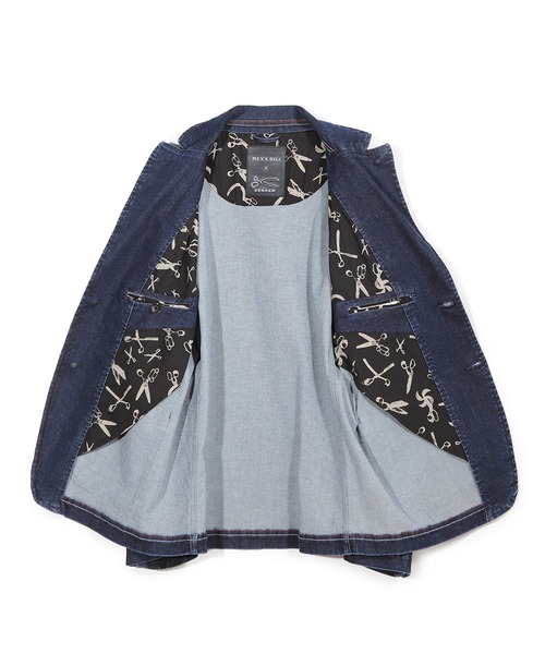 MEN'S BIGI（メンズビギ）の「【DENHAM/デンハム】別注 デニムテーラードジャケット（デニムジャケット・メンズ・インディゴブルー・01/02/03）」の5枚目の写真