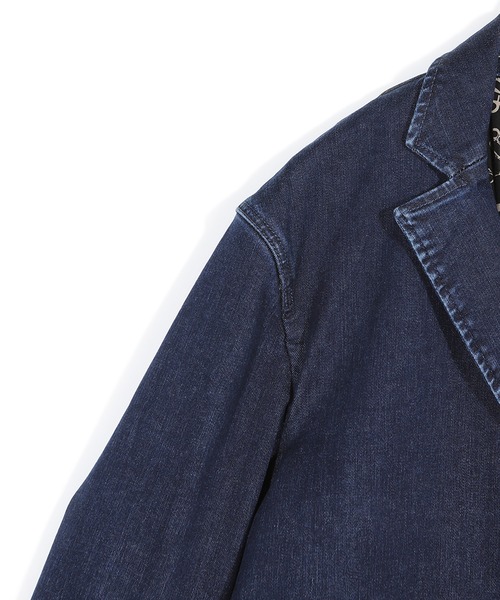 MEN'S BIGI（メンズビギ）の「【DENHAM/デンハム】別注 デニムテーラードジャケット（デニムジャケット・メンズ・インディゴブルー・01/02/03）」の4枚目の写真