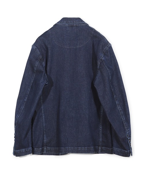 MEN'S BIGI（メンズビギ）の「【DENHAM/デンハム】別注 デニムテーラードジャケット（デニムジャケット・メンズ・インディゴブルー・01/02/03）」の8枚目の写真