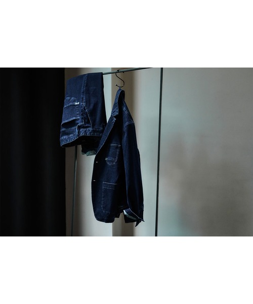MEN'S BIGI（メンズビギ）の「【DENHAM/デンハム】別注 デニムテーラードジャケット（デニムジャケット・メンズ・インディゴブルー・01/02/03）」の12枚目の写真