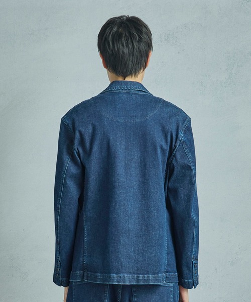 MEN'S BIGI（メンズビギ）の「【DENHAM/デンハム】別注 デニムテーラードジャケット（デニムジャケット・メンズ・インディゴブルー・01/02/03）」の15枚目の写真