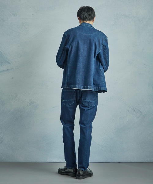 MEN'S BIGI（メンズビギ）の「【DENHAM/デンハム】別注 デニムテーラードジャケット（デニムジャケット・メンズ・インディゴブルー・01/02/03）」の19枚目の写真