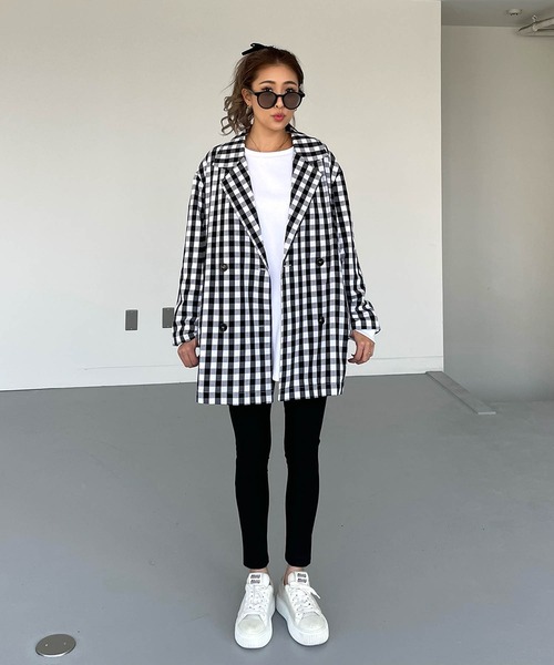 CHERI since1985(シェリ)の「ブロックチェックシャツ(シャツ/ブラウス・レディース・ブラック・FREE)」の3枚目の写真