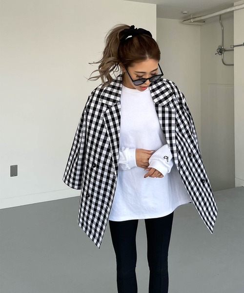 CHERI since1985(シェリ)の「ブロックチェックシャツ(シャツ/ブラウス・レディース・ブラック・FREE)」の12枚目の写真
