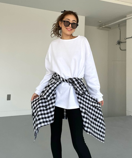CHERI since1985(シェリ)の「ブロックチェックシャツ(シャツ/ブラウス・レディース・ブラック・FREE)」の21枚目の写真