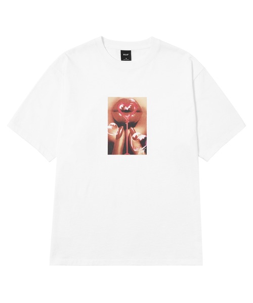 HUF(ハフ)の「BUBBLE TEE(Tシャツ/カットソー・メンズ・ホワイト/ブラック・M/L/XL/XXL/S)」の2枚目の写真