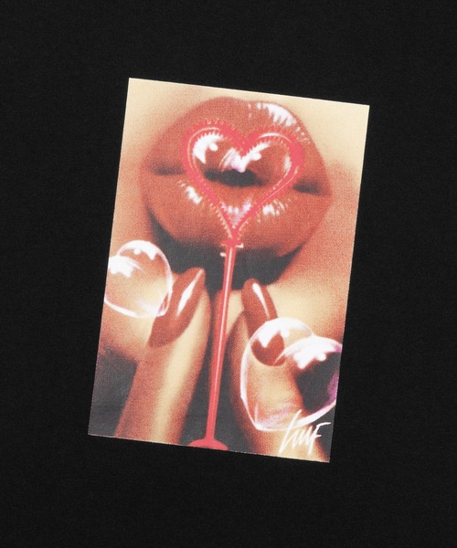 HUF(ハフ)の「BUBBLE TEE(Tシャツ/カットソー・メンズ・ホワイト/ブラック・M/L/XL/XXL/S)」の13枚目の写真