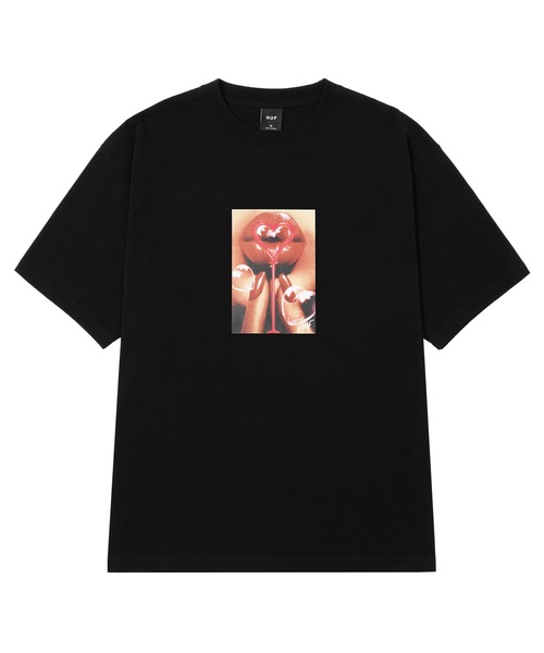 HUF(ハフ)の「BUBBLE TEE(Tシャツ/カットソー・メンズ・ホワイト/ブラック・M/L/XL/XXL/S)」の6枚目の写真