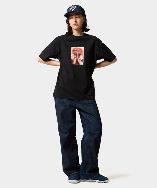 HUF(ハフ)の「BUBBLE TEE(Tシャツ/カットソー・メンズ・ホワイト/ブラック・M/L/XL/XXL/S)」の3枚目の写真