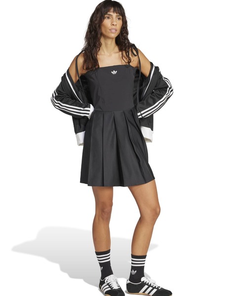 adidas（アディダス）の「adidas RIBBON PLEATED MINI DRESS