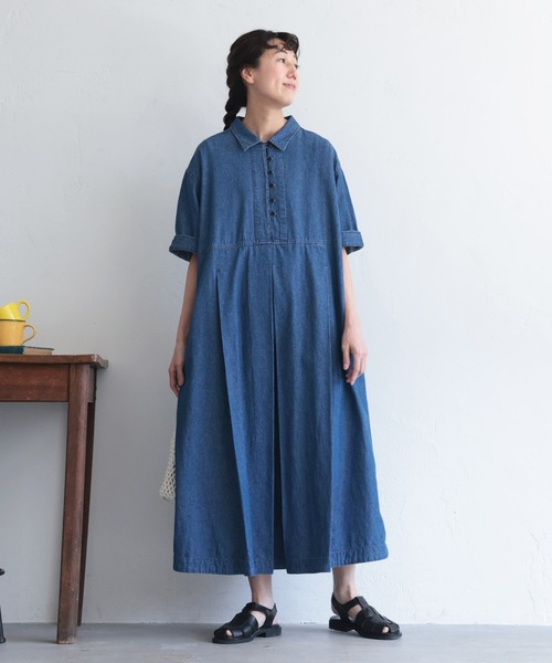 soulberry（ソウルベリー）の「【レギュラー丈】私の夏デニムワンピース（ワンピース・レディース・ブルー系その他・LL/L/M/4L/3L）」の19枚目の写真