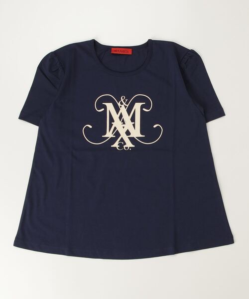 MAX&Co.(マックス アンド コー)の「Max&Co.(マックスアンドコー)Kids & Junior ブランドロゴ半袖Tシャツカットソー(Tシャツ/カットソー・キッズ・ピンク系その他/ネイビー・12Y/14Y/16Y)」の2枚目の写真