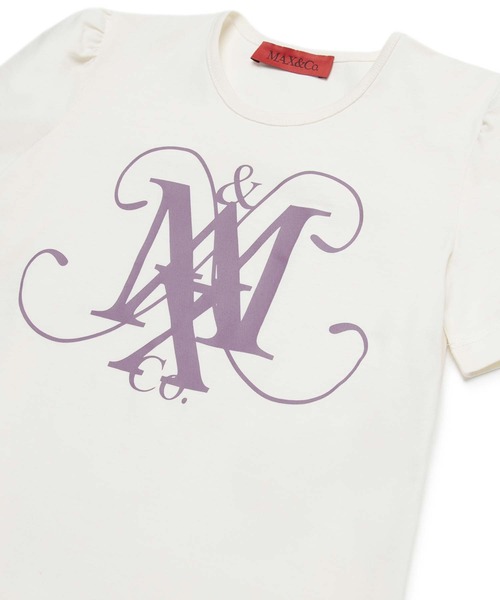 MAX&Co.(マックス アンド コー)の「Max&Co.(マックスアンドコー)Kids & Junior ブランドロゴ半袖Tシャツカットソー(Tシャツ/カットソー・キッズ・ピンク系その他/ネイビー・12Y/14Y/16Y)」の5枚目の写真