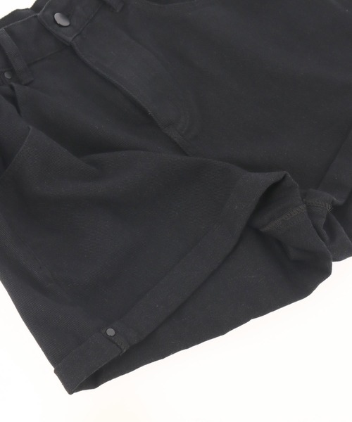 ANAP（アナップ）の「ベルト付き ロールアップ ウエスト ギャザー ツイル ショート パンツ（その他パンツ・レディース・ブラック/グレー系その他・FREE）」の16枚目の写真