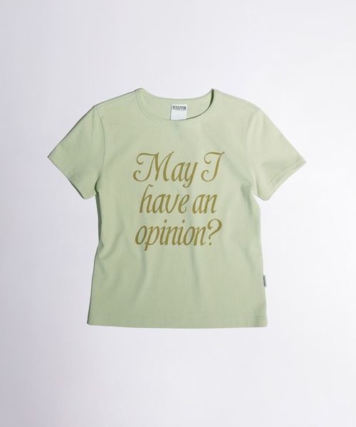 SCULPTOR(スカルプター)の「Opinion Tee(Tシャツ/カットソー・レディース・グリーン/ホワイト/パープル・SMALL/X-SMALL/MEDIUM)」の18枚目の写真
