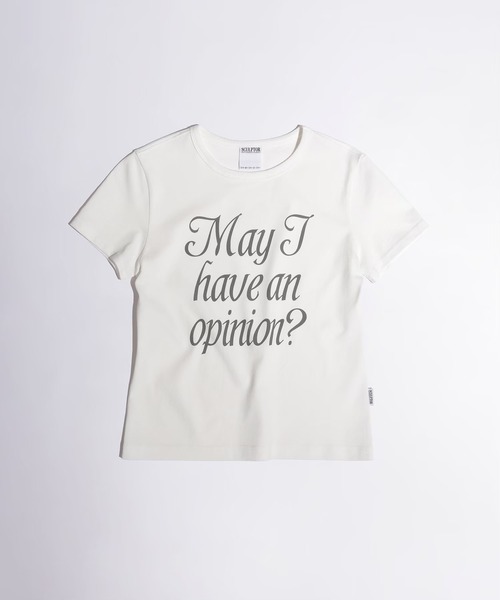 SCULPTOR(スカルプター)の「Opinion Tee(Tシャツ/カットソー・レディース・グリーン/ホワイト/パープル・SMALL/X-SMALL/MEDIUM)」の12枚目の写真