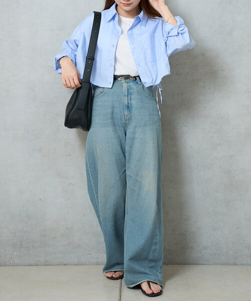 BIRTHDAY BAR（バースデイバー）の「フェイクレザーワンショルダーバッグ（トートバッグ・レディース・ブラック/サンドベージュ・0）」の5枚目の写真