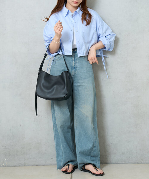 BIRTHDAY BAR（バースデイバー）の「フェイクレザーワンショルダーバッグ（トートバッグ・レディース・ブラック/サンドベージュ・0）」の6枚目の写真