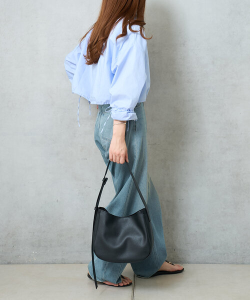 BIRTHDAY BAR（バースデイバー）の「フェイクレザーワンショルダーバッグ（トートバッグ・レディース・ブラック/サンドベージュ・0）」の7枚目の写真