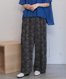 POU DOU DOU | ストレートタックイージーパンツ(その他パンツ)