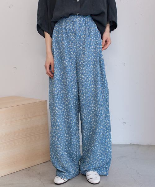 POU DOU DOU(プードゥドゥ)の「ストレートタックイージーパンツ(その他パンツ・レディース・ブラック/スミクロ/ブルー・M)」の19枚目の写真