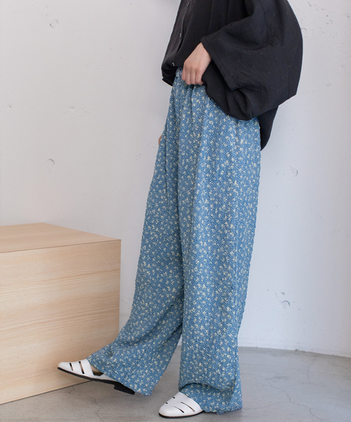 POU DOU DOU(プードゥドゥ)の「ストレートタックイージーパンツ(その他パンツ・レディース・ブラック/スミクロ/ブルー・M)」の18枚目の写真