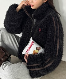 solleim（ソルレム）の「RANAN/solleim別注【U.S.POLO ASSN.】刺繍ボアブルゾン（ブルゾン）」