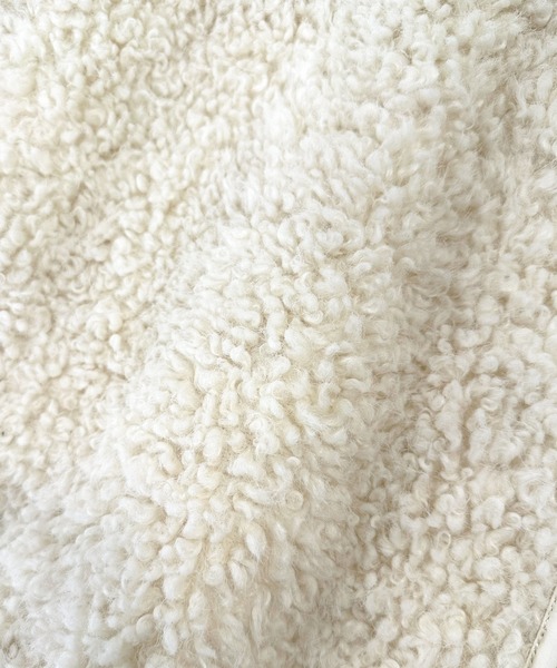 U.S. POLO ASSN.(ユーエスポロアッスン)の「RANAN/solleim別注【U.S.POLO ASSN.】刺繍ボアブルゾン(ブルゾン・レディース・アイボリー/ブラック・M/L/LL)」の13枚目の写真