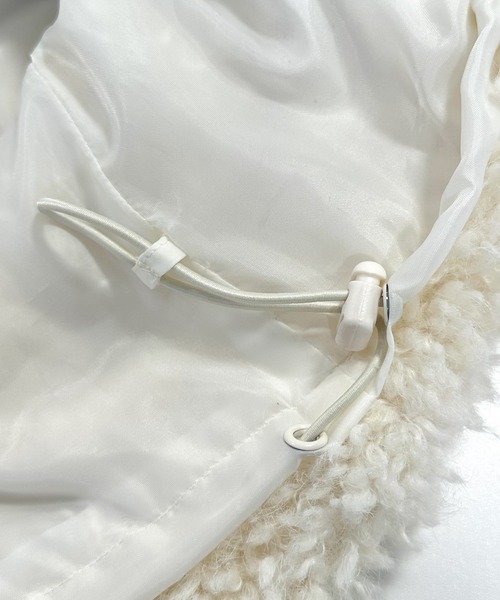 U.S. POLO ASSN.(ユーエスポロアッスン)の「RANAN/solleim別注【U.S.POLO ASSN.】刺繍ボアブルゾン(ブルゾン・レディース・アイボリー/ブラック・M/L/LL)」の14枚目の写真