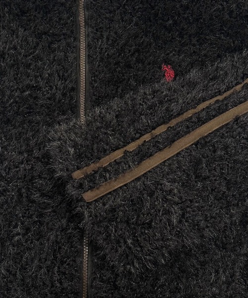 U.S. POLO ASSN.(ユーエスポロアッスン)の「RANAN/solleim別注【U.S.POLO ASSN.】刺繍ボアブルゾン(ブルゾン・レディース・アイボリー/ブラック・M/L/LL)」の16枚目の写真