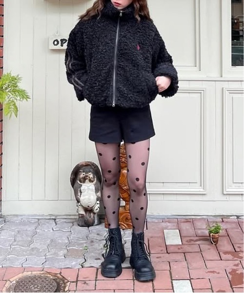 セール】RANAN/solleim別注【U.S.POLO ASSN.】刺繍ボアブルゾン