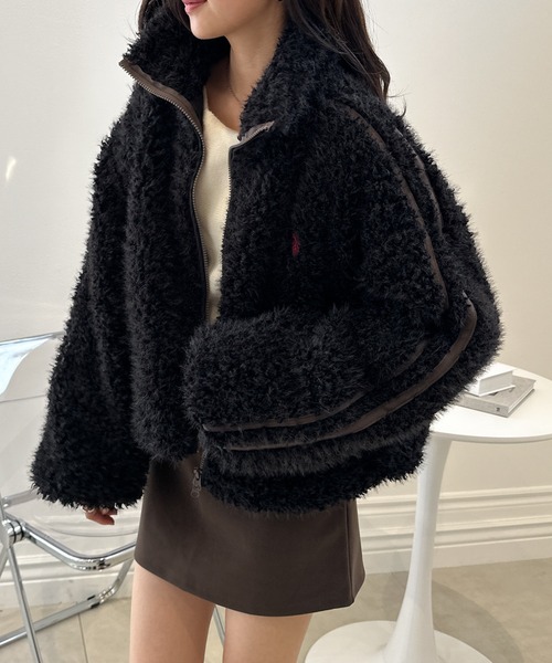 レア総柄♡ラルフローレン♡ ボアブルゾン ジャケット 総柄ボアブルゾン - ベルーナ【公式】