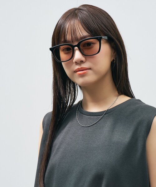 zoff×GDC ブラック サングラス WEB限定】Zoff|GDC ウェリントン型 調光サングラス|紫外線で色