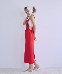 Water-Repellent Light Seersucker Cami Dress
