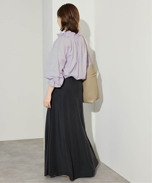 SLOBE IENA（スローブイエナ）の「《3サイズ展開/WEB限定/追加4》フィブリルマーメイドフレアスカート（スカート・レディース・ブラック/ブラウン・36/40/38）」の13枚目の写真