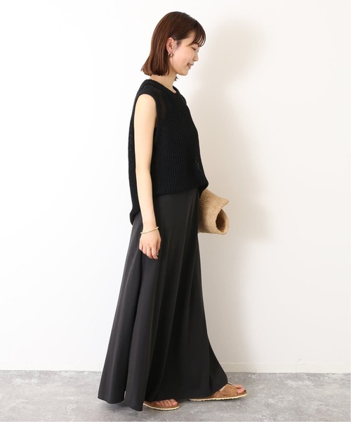 SLOBE IENA（スローブイエナ）の「《3サイズ展開/WEB限定/追加4》フィブリルマーメイドフレアスカート（スカート・レディース・ブラック/ブラウン・36/40/38）」の20枚目の写真